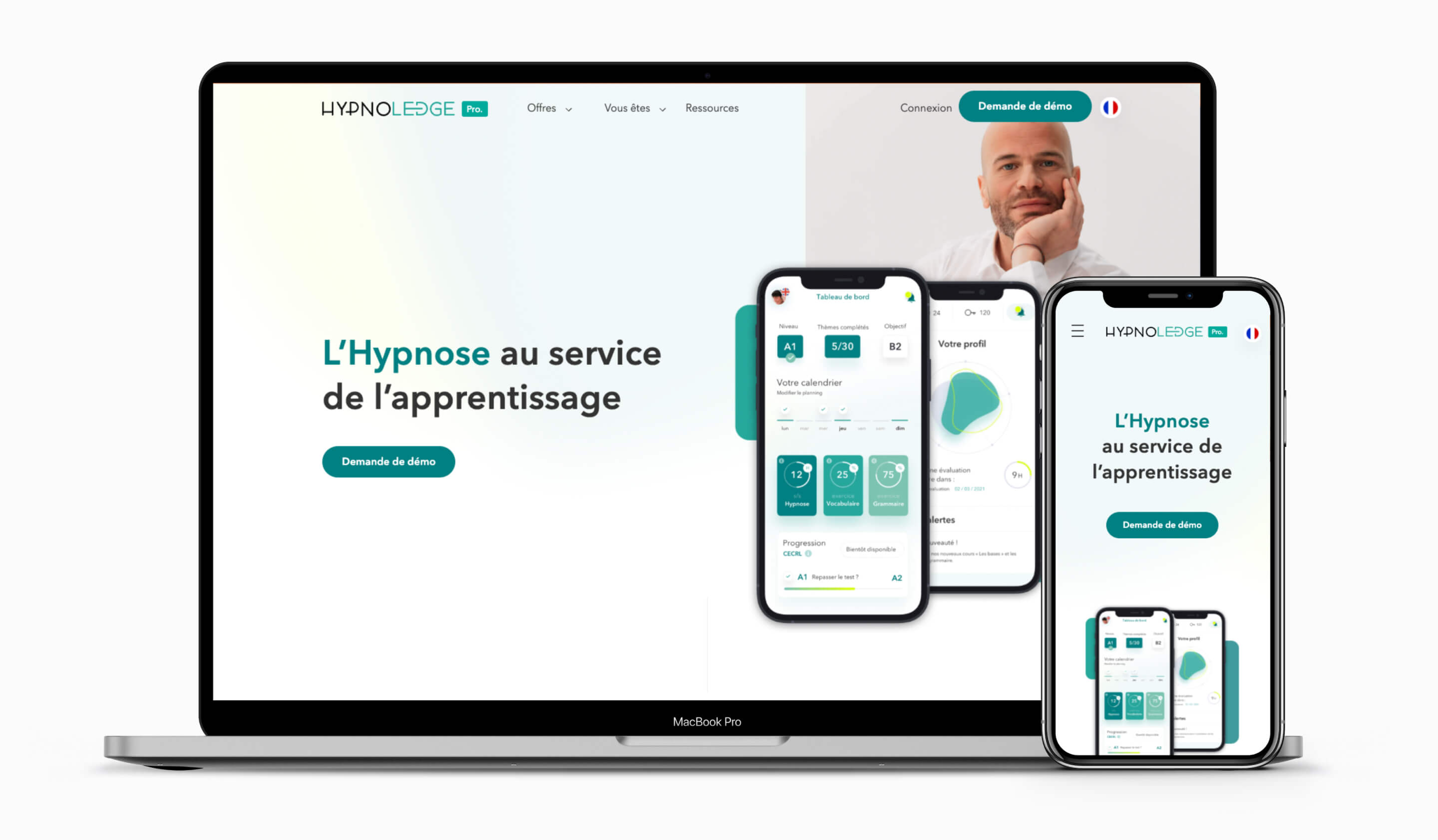 hypnoledge professionnel et éducation - création site internet multilingue wordpress Bordeaux